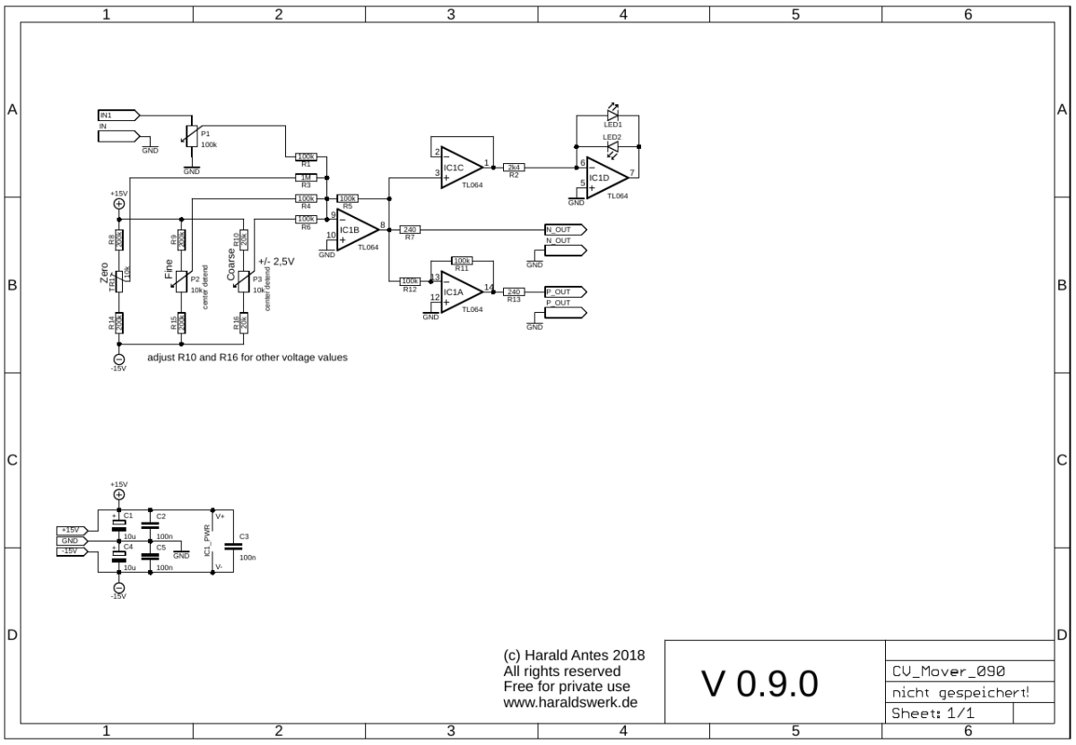 CV Mover schematic