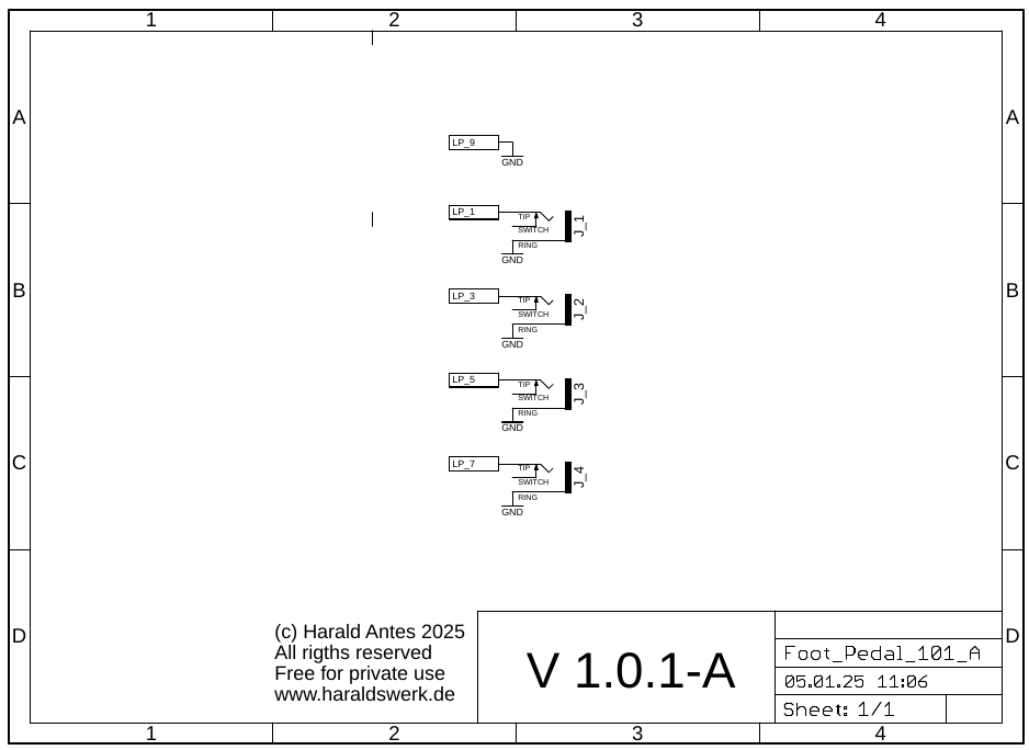 PDF with better resolution in the download section CV Pedal Connector control board schematic