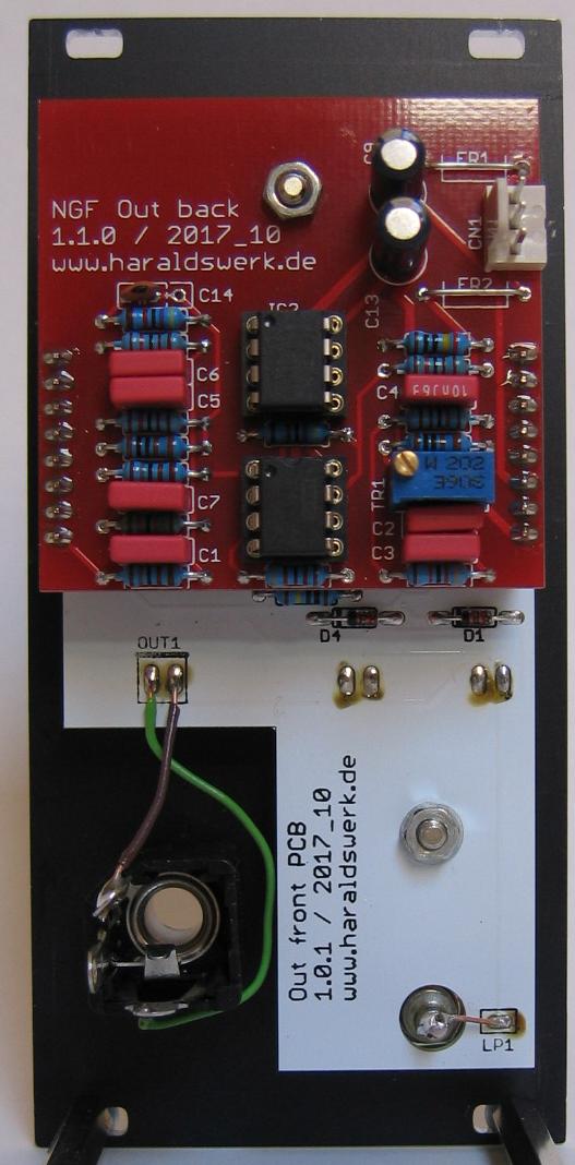 Output module: back view