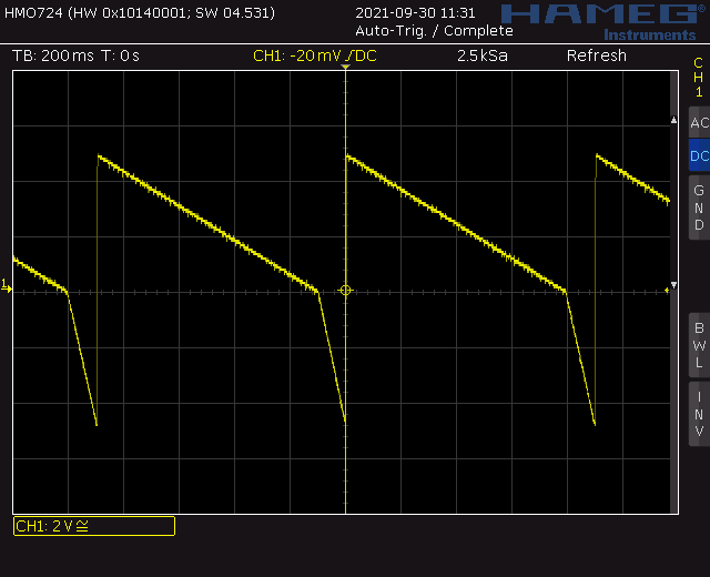 AVR LFO LFO screenshot ramp down right peek