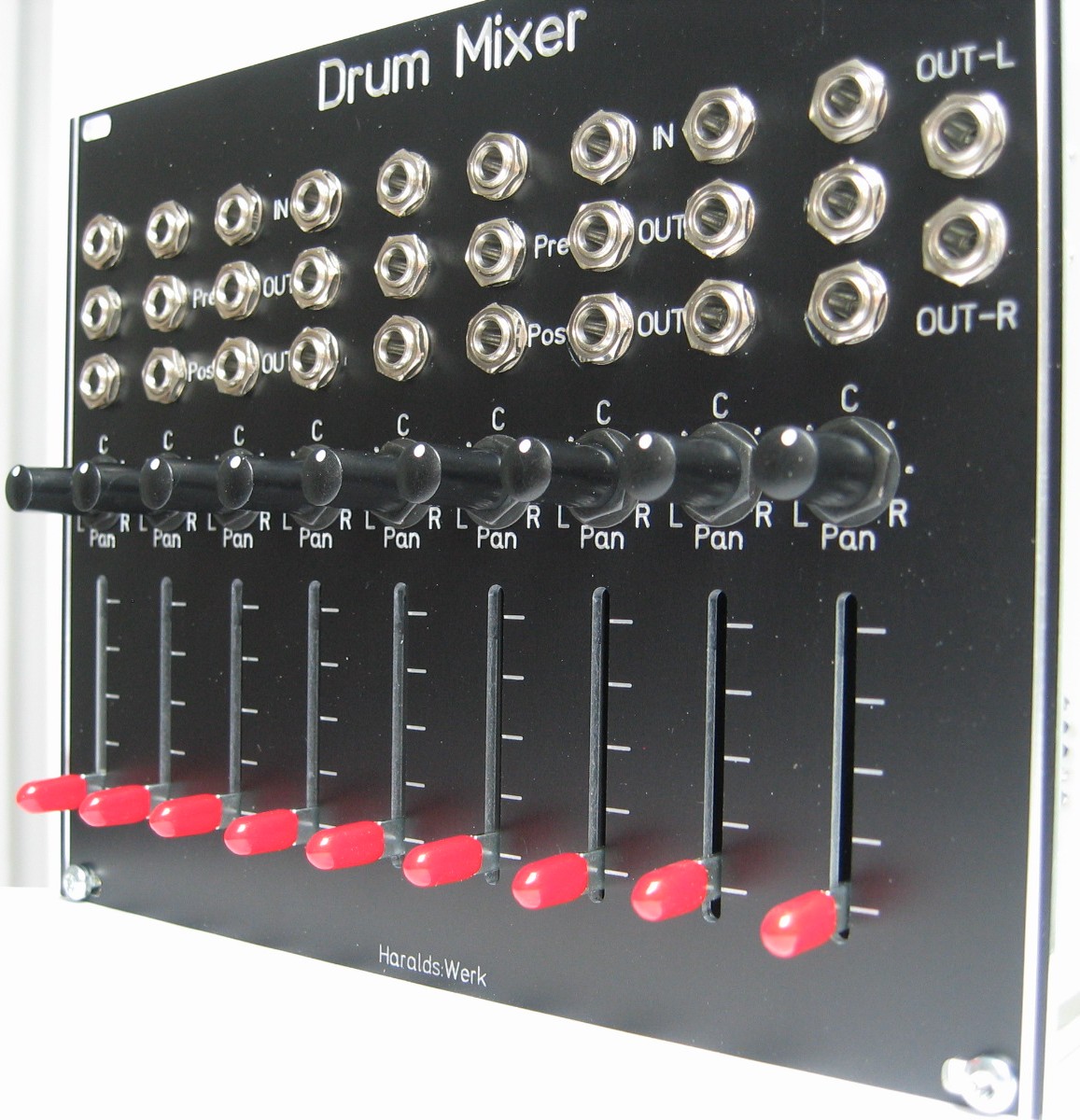 Drum Mixer halve front view