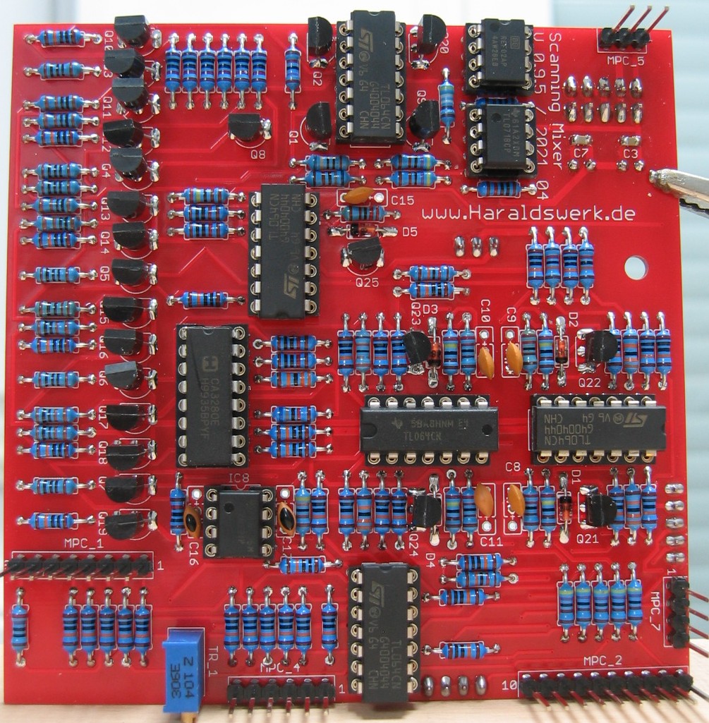 Scanning Mixer main PCB linear