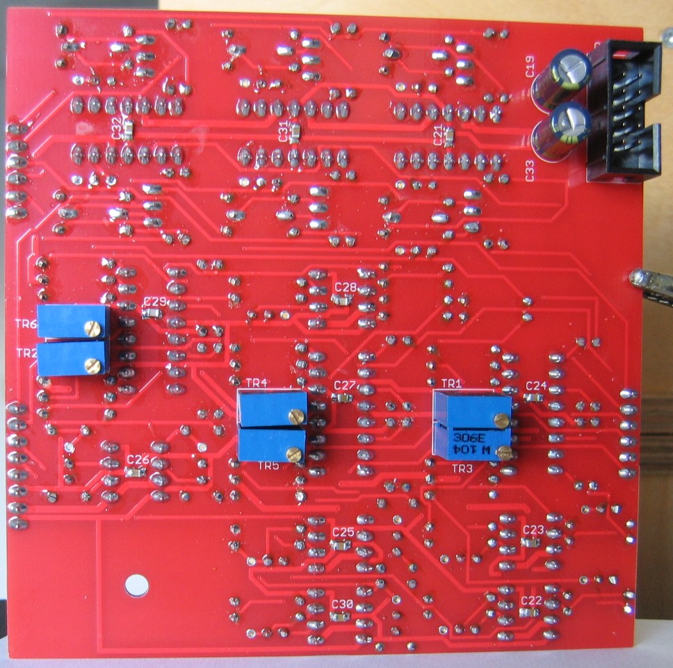 Voltage controlled mixer VCA-II main PCB