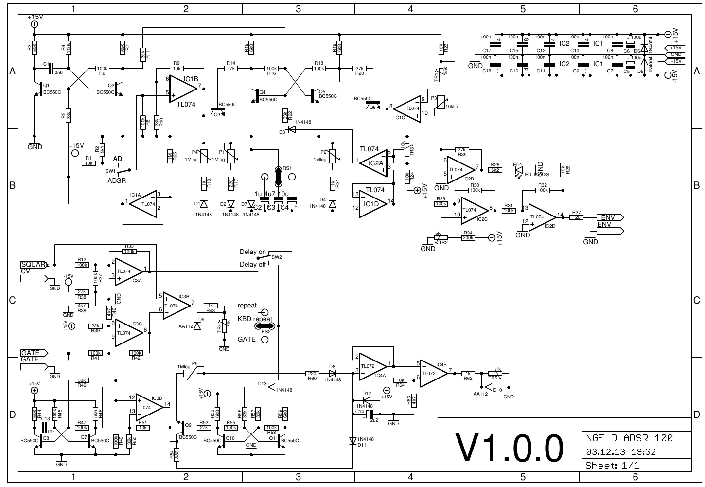 VCA DC Schaltplan