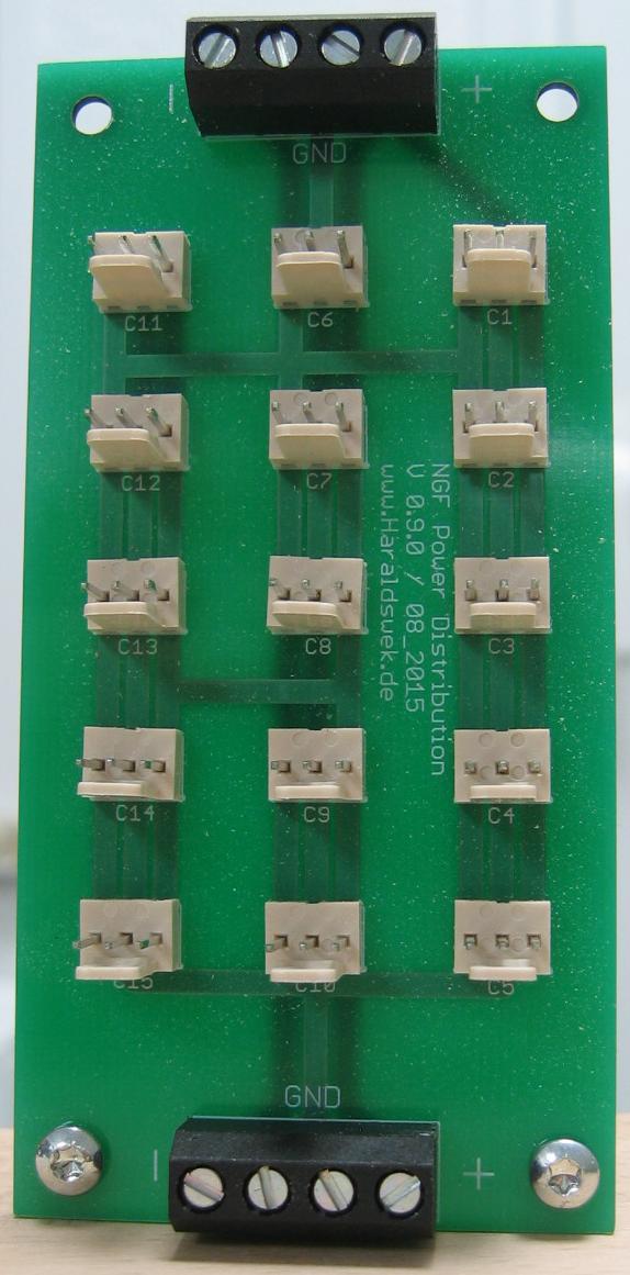 Power distribution for 15V system