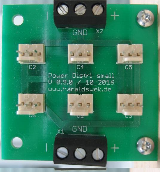 Power distribution for 15V system