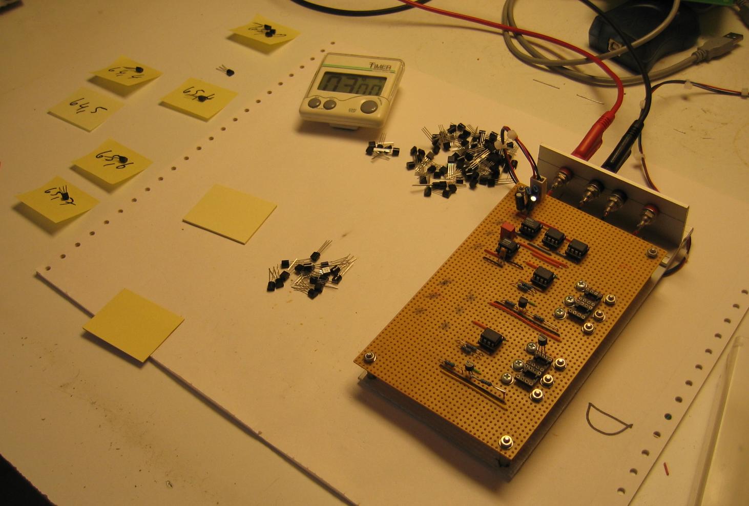 Transistor Matcher in use