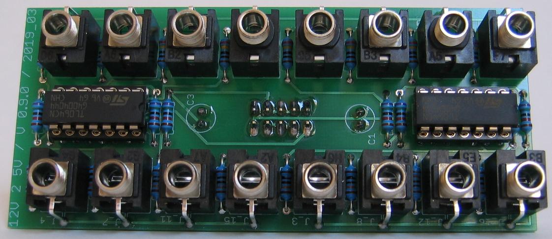 12V to 5V gate converter populated PCB