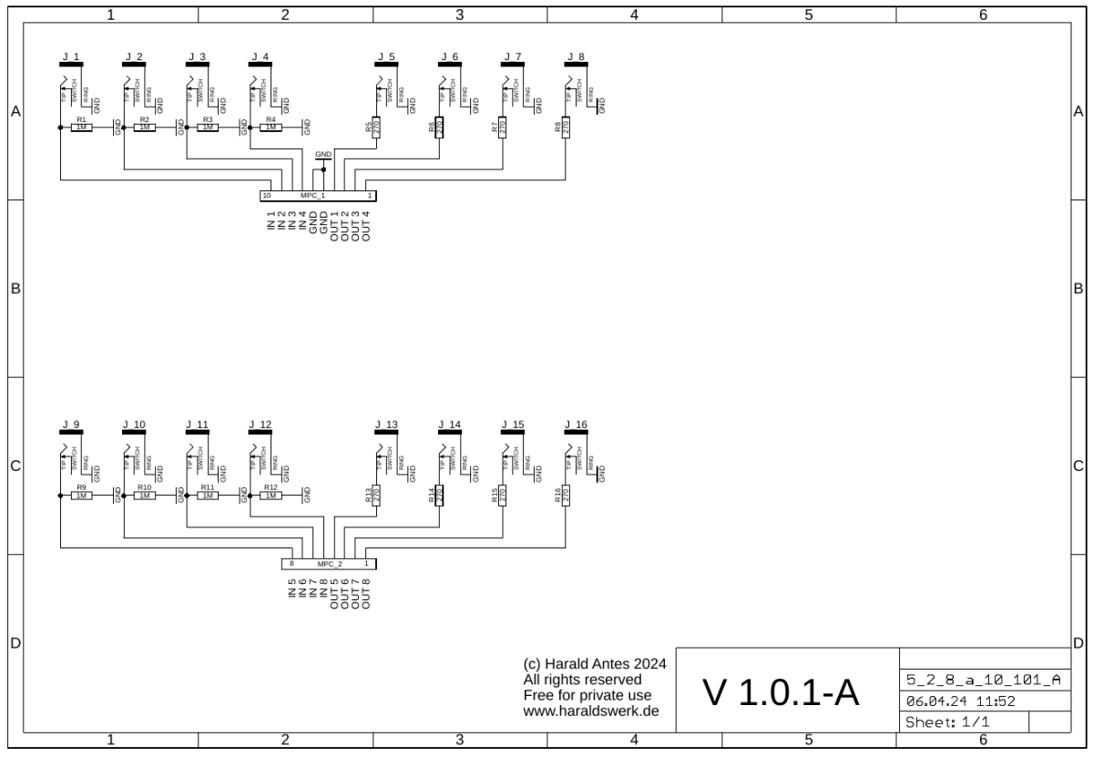 5V to 8V and 5V to 10V schematic control board