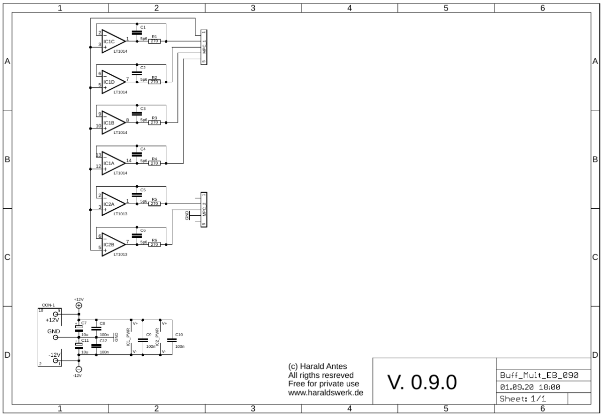 Buffered Multple schematic