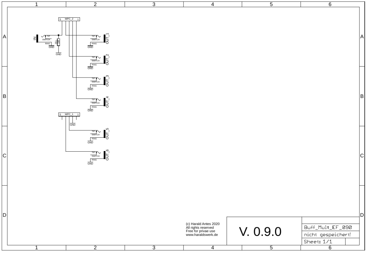 Buffered Multiple schematic