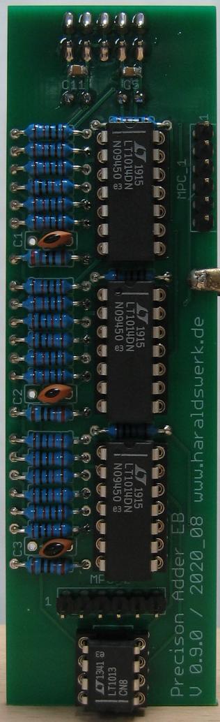 Precision Adder main PCB