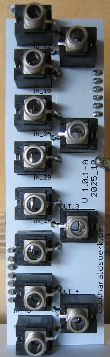 Quad Precision Adder populated control PCB