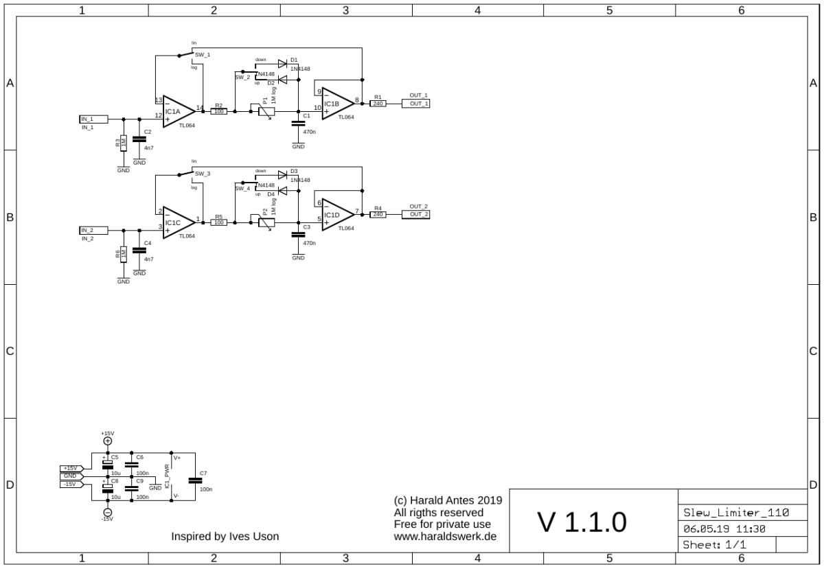 Slew Limiter schematic