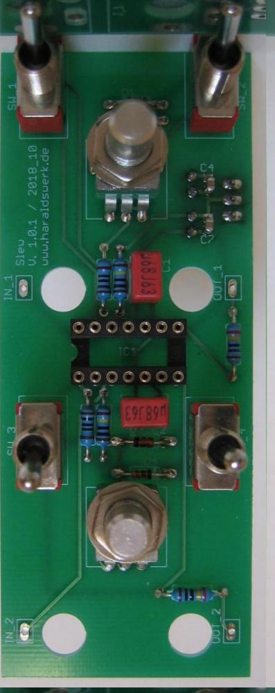 Slew Limiter populated PCB