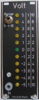 Voltmeter faceplate