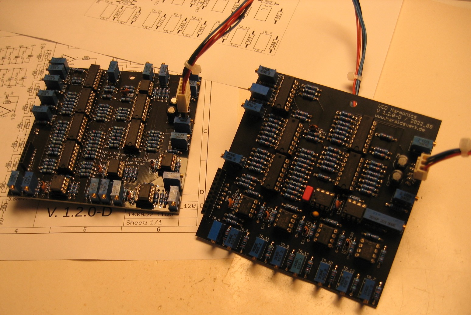 Harmonic Oscillator calibration board E