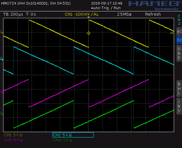 Trapezoid VCO screenshot saw waveforms