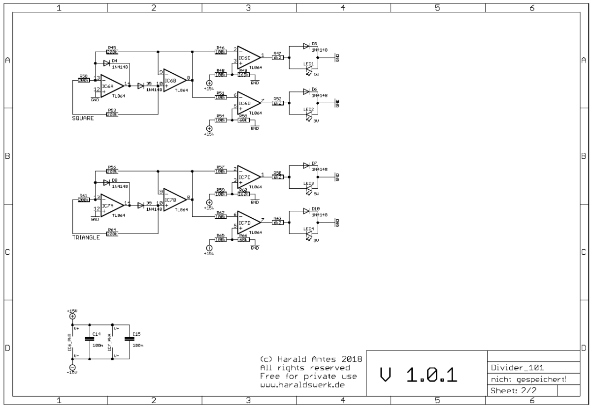 Divide and add schematic